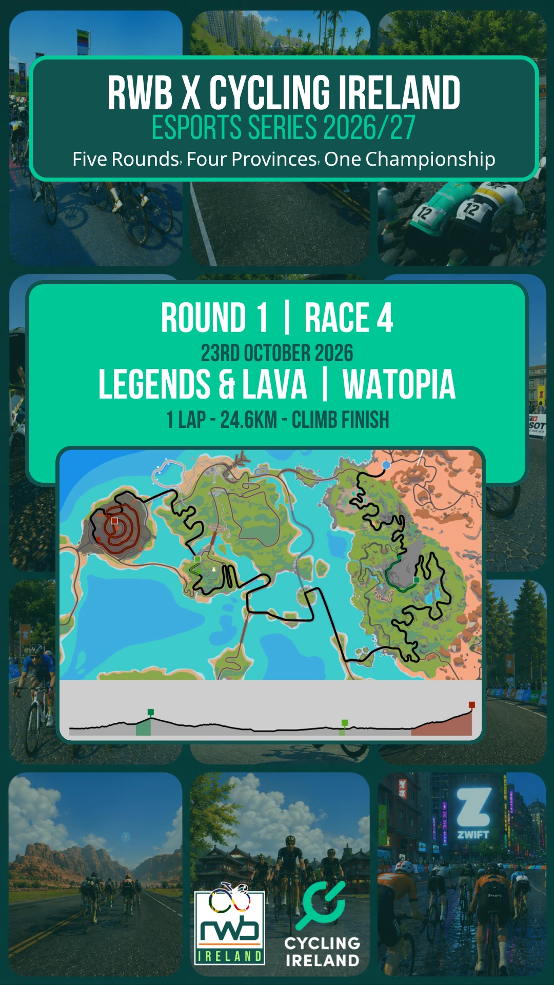Round 1 Race 4 Legends and Lava graphic